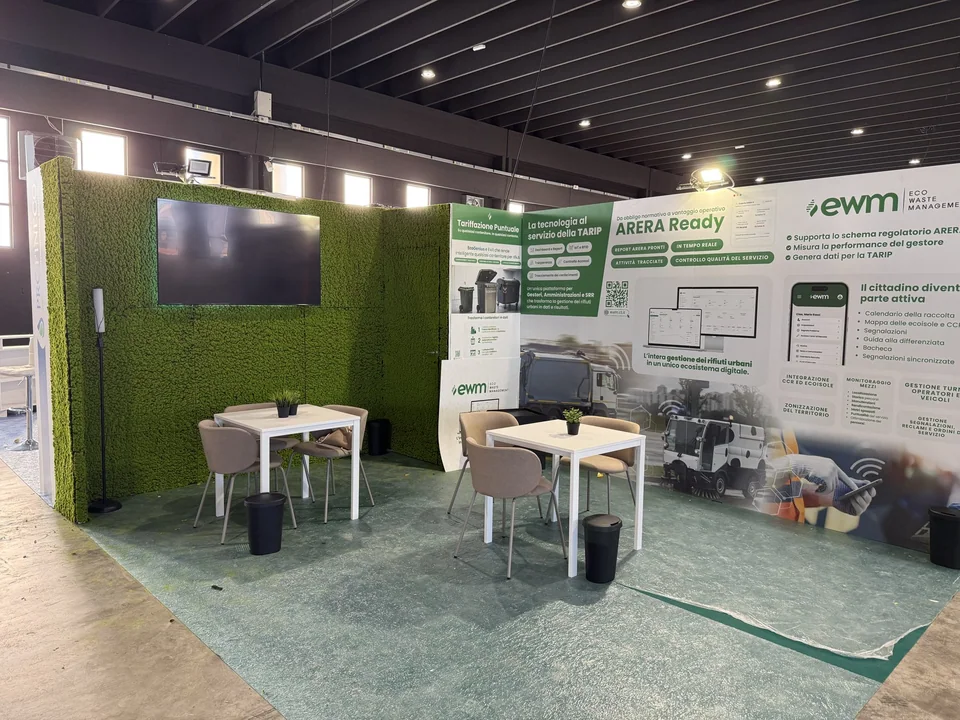 Lo stand EWM a Ecomed 2026