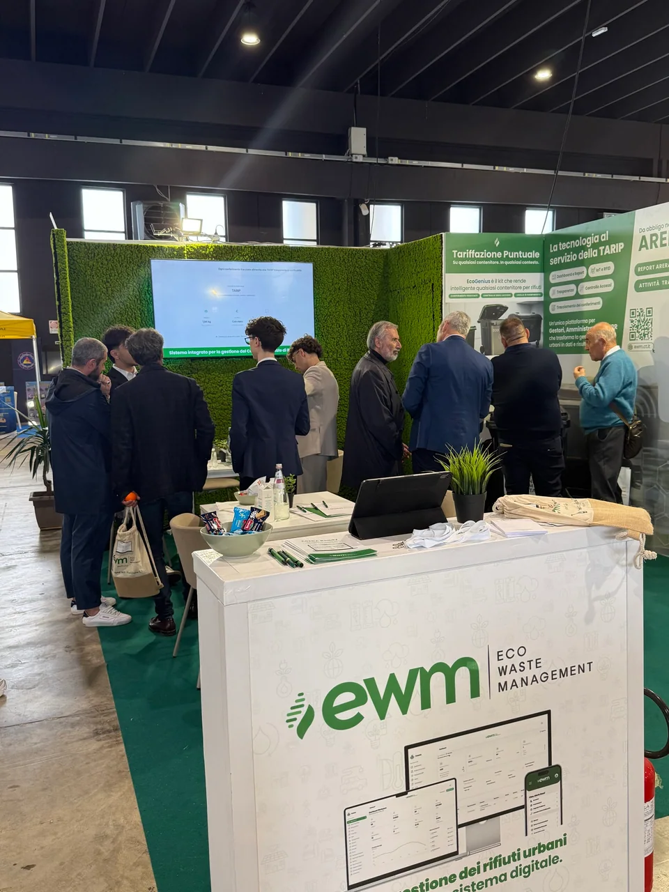 Lo stand EWM a Ecomed 2026